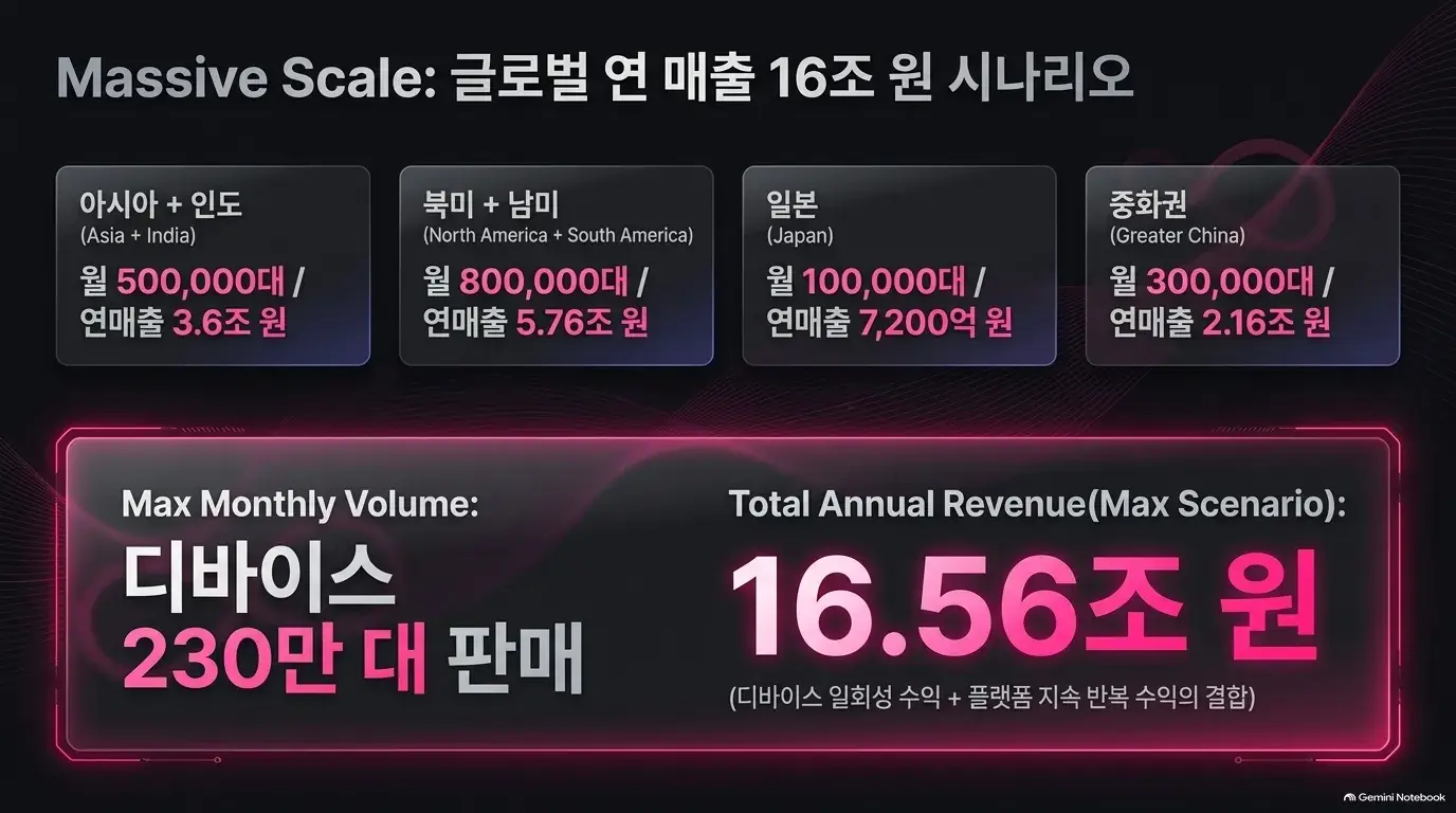 Massive Scale: a KRW 16 trillion annual revenue scenario